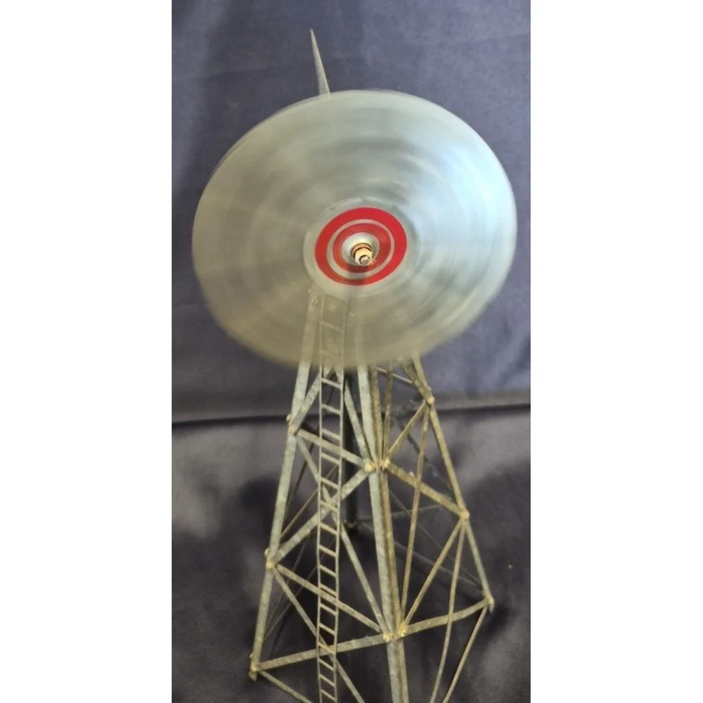 Vintage Galvanized Metal Windmill 17